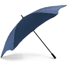 Laden Sie das Bild in den Galerie-Viewer, 2020 Navy/Orange Sport Blunt Umbrella Side View