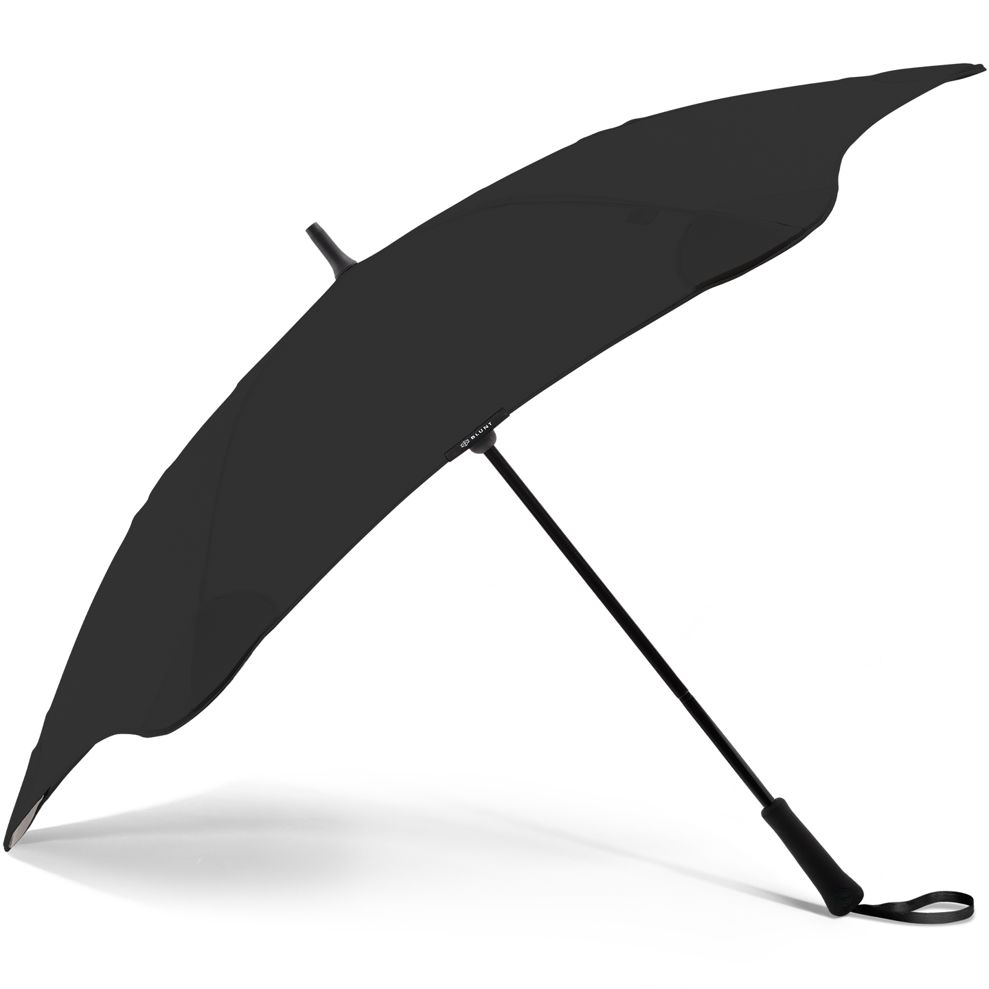 2020 Classic Black Blunt Umbrella Side View