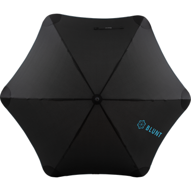 2020 Black/Blue Sport Blunt Umbrella Top View