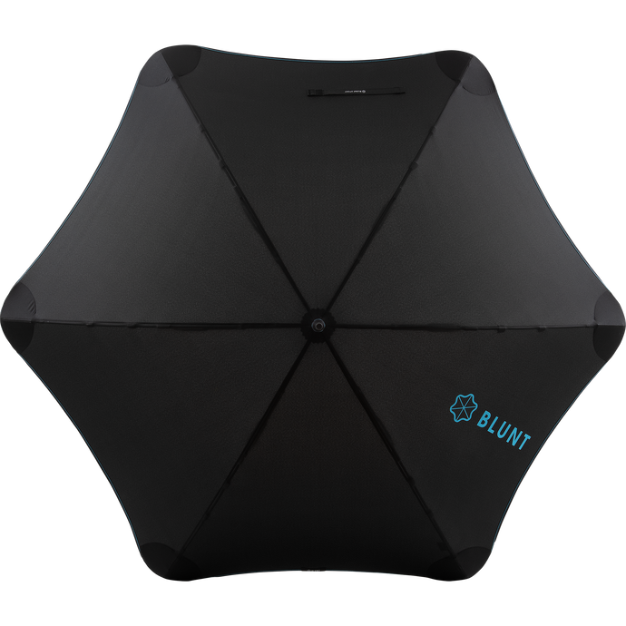 2020 Black/Blue Sport Blunt Umbrella Top View