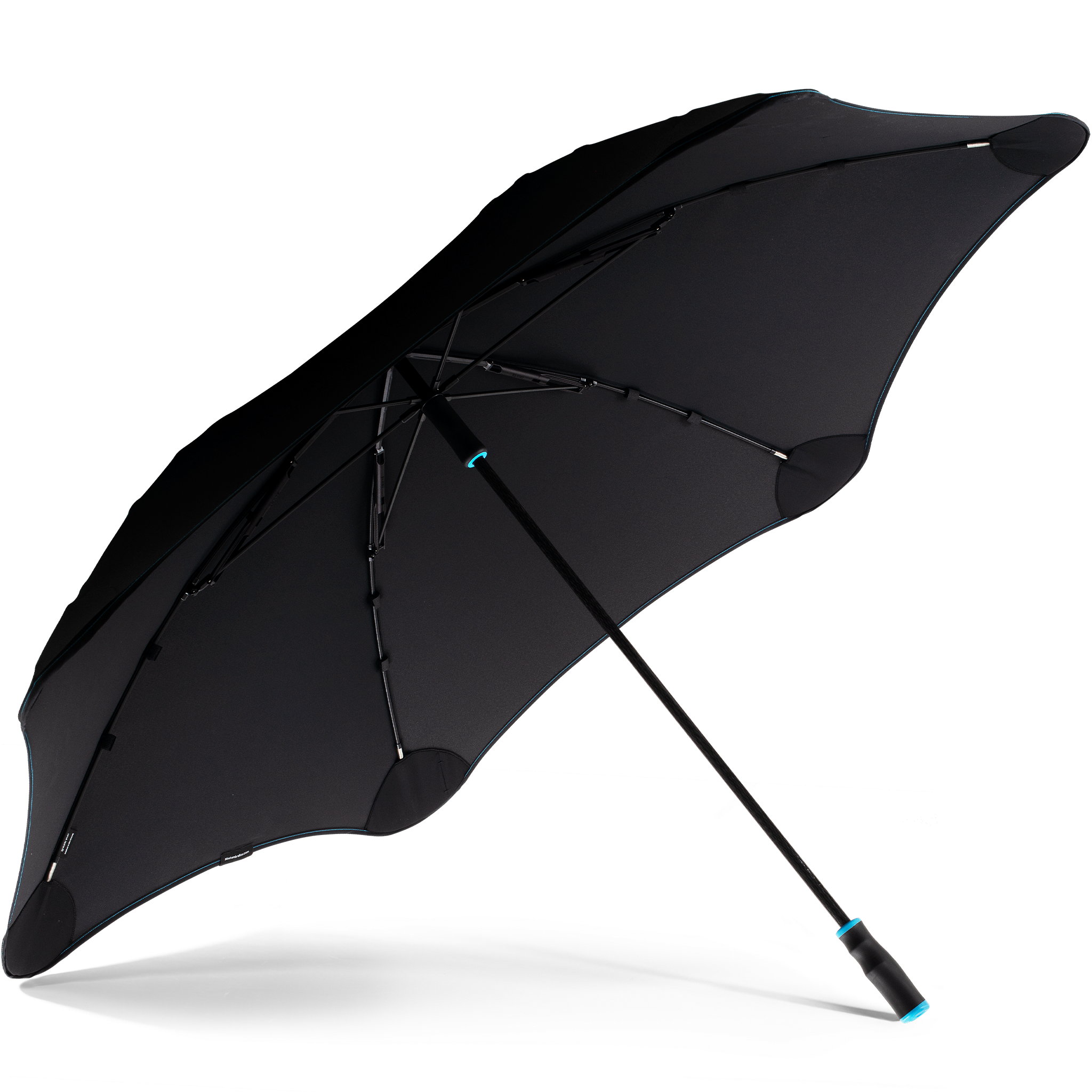 2020 Black/Blue Sport Blunt Umbrella Under View