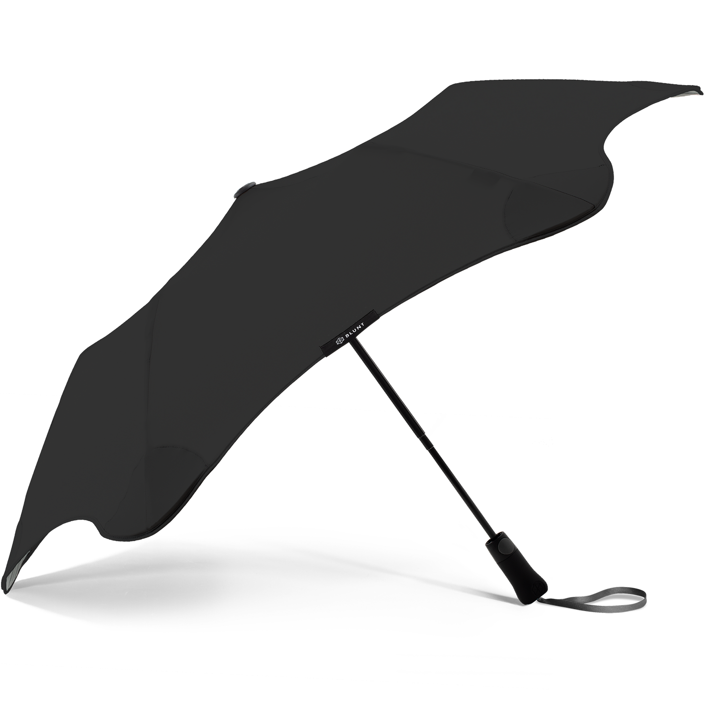 2020 Metro Black Blunt Umbrella Side View