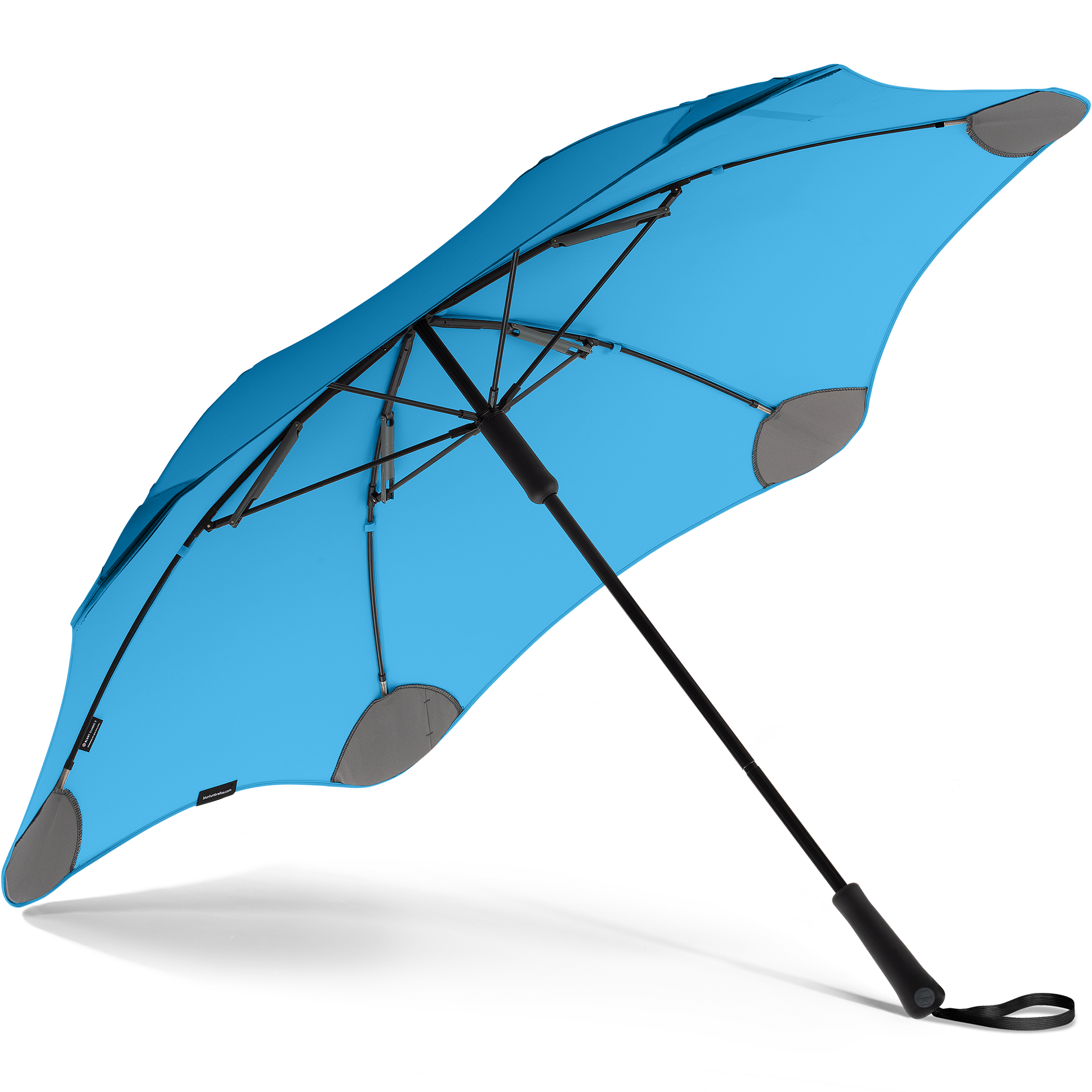 2020 Classic Blue Blunt Umbrella Under View