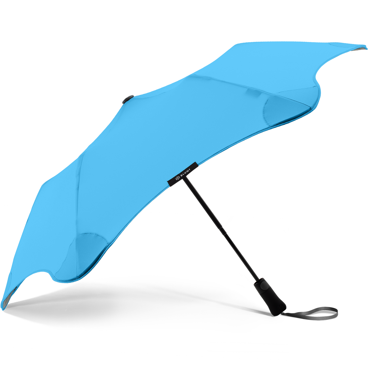 2020 Metro Blue Blunt Umbrella Side View