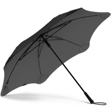 Laden Sie das Bild in den Galerie-Viewer, 2020 Charcoal Exec Blunt Umbrella Under View