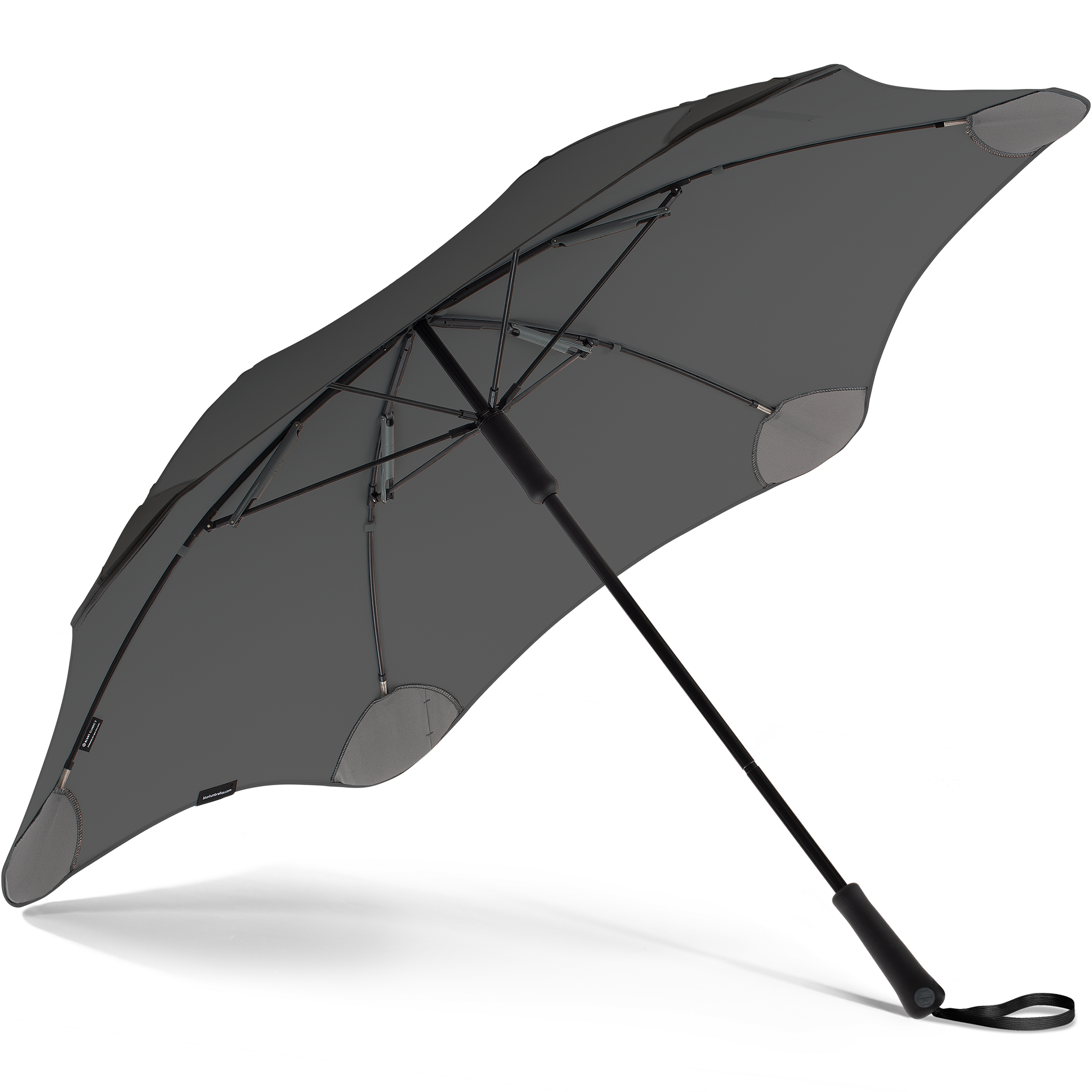 2020 Classic Charcoal Blunt Umbrella Under View
