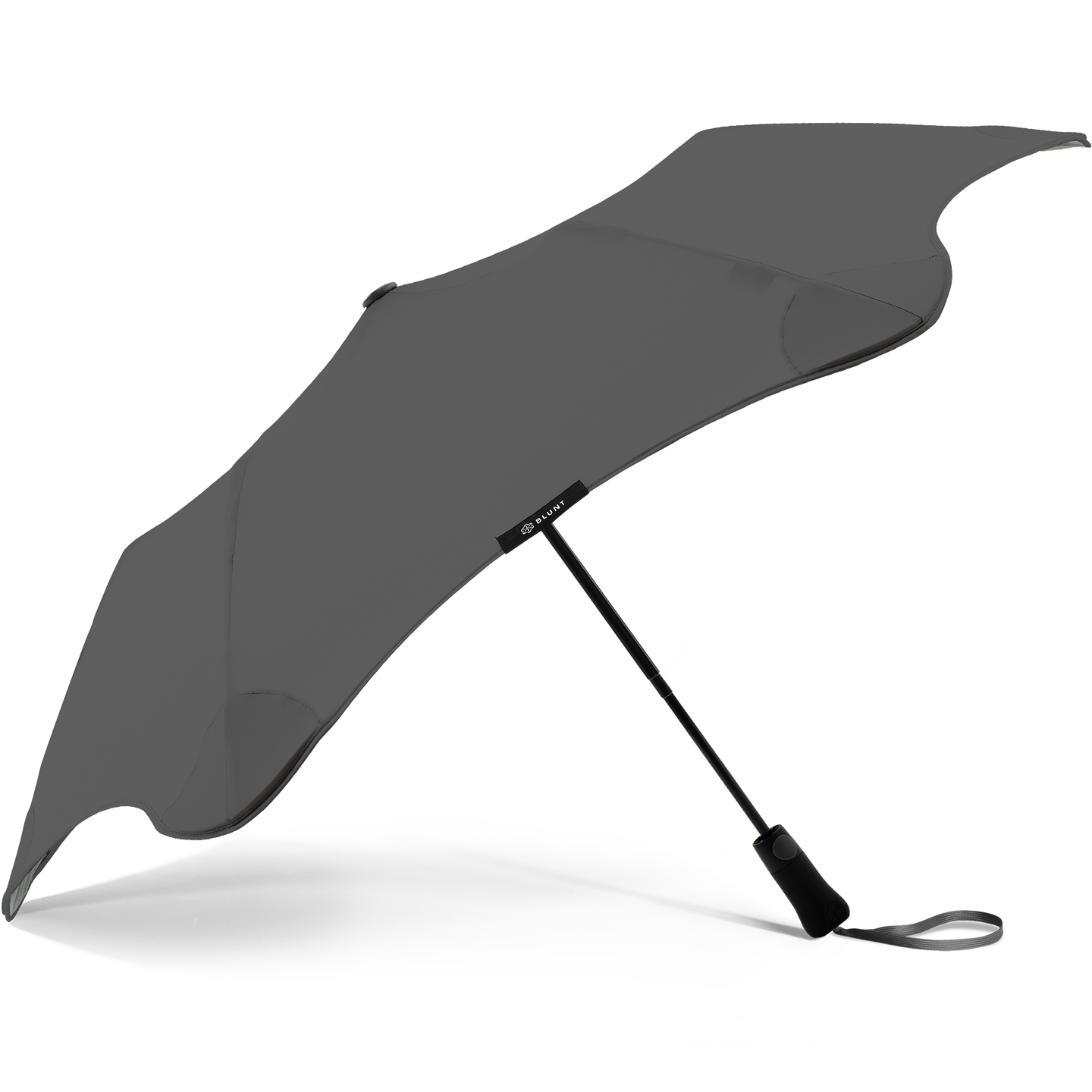 2020 Metro Charcoal Blunt Umbrella Side View