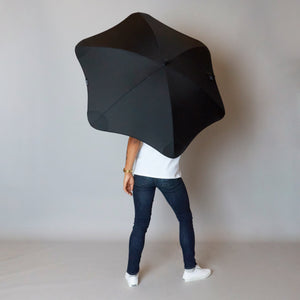 2020 Classic Black Blunt Umbrella Model Back View