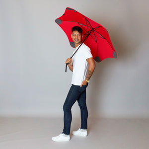 2020 Classic Red Blunt Umbrella Model Side View