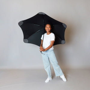 2020 Black Exec Blunt Umbrella Model Front View