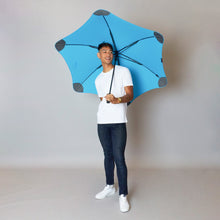 Laden Sie das Bild in den Galerie-Viewer, 2020 Blue Exec Blunt Umbrella Model Front View