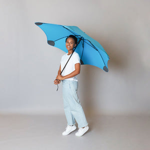 2020 Blue Exec Blunt Umbrella Model Side View