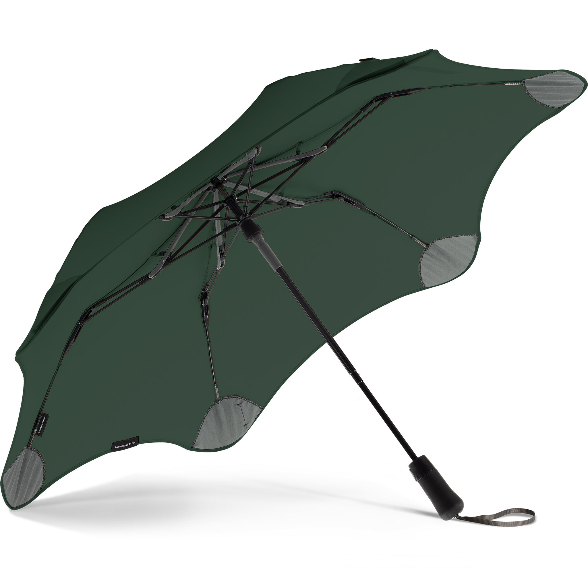 2020 Metro Green Blunt Umbrella Under View