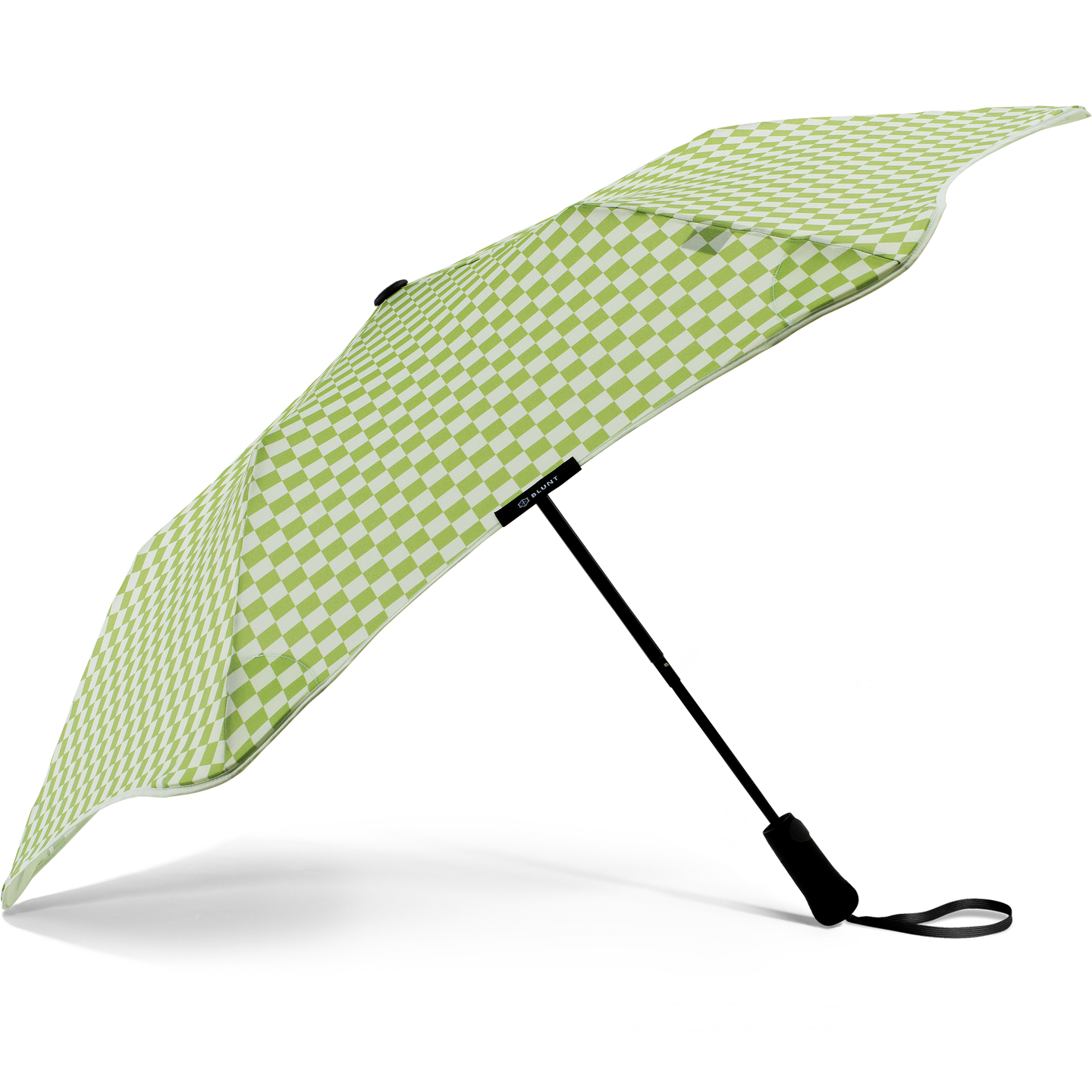 2020 Metro Melon Check Blunt Umbrella Side View