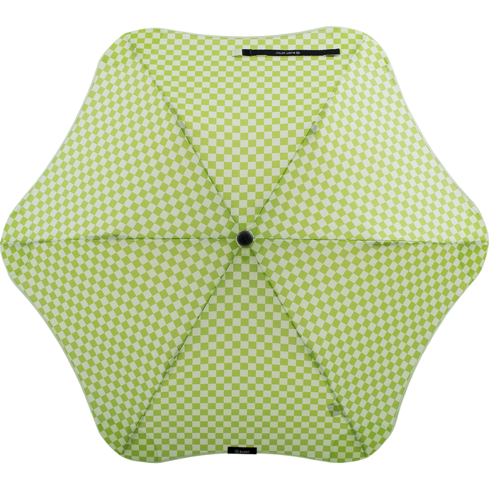 2020 Metro Melon Check Blunt Umbrella Top View