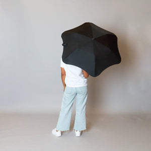 2020 Metro Black Blunt Umbrella Model Back View