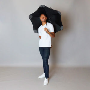 2020 Metro Black Blunt Umbrella Model Front View