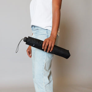 2020 Metro Black Blunt Umbrella Model Sleeve View