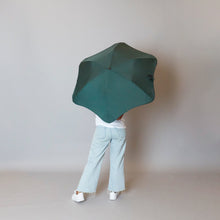 Laden Sie das Bild in den Galerie-Viewer, 2020 Metro Green Blunt Umbrella Model Back View