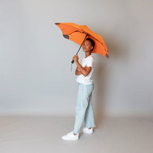 2020 Metro Orange Blunt Umbrella Model Side View