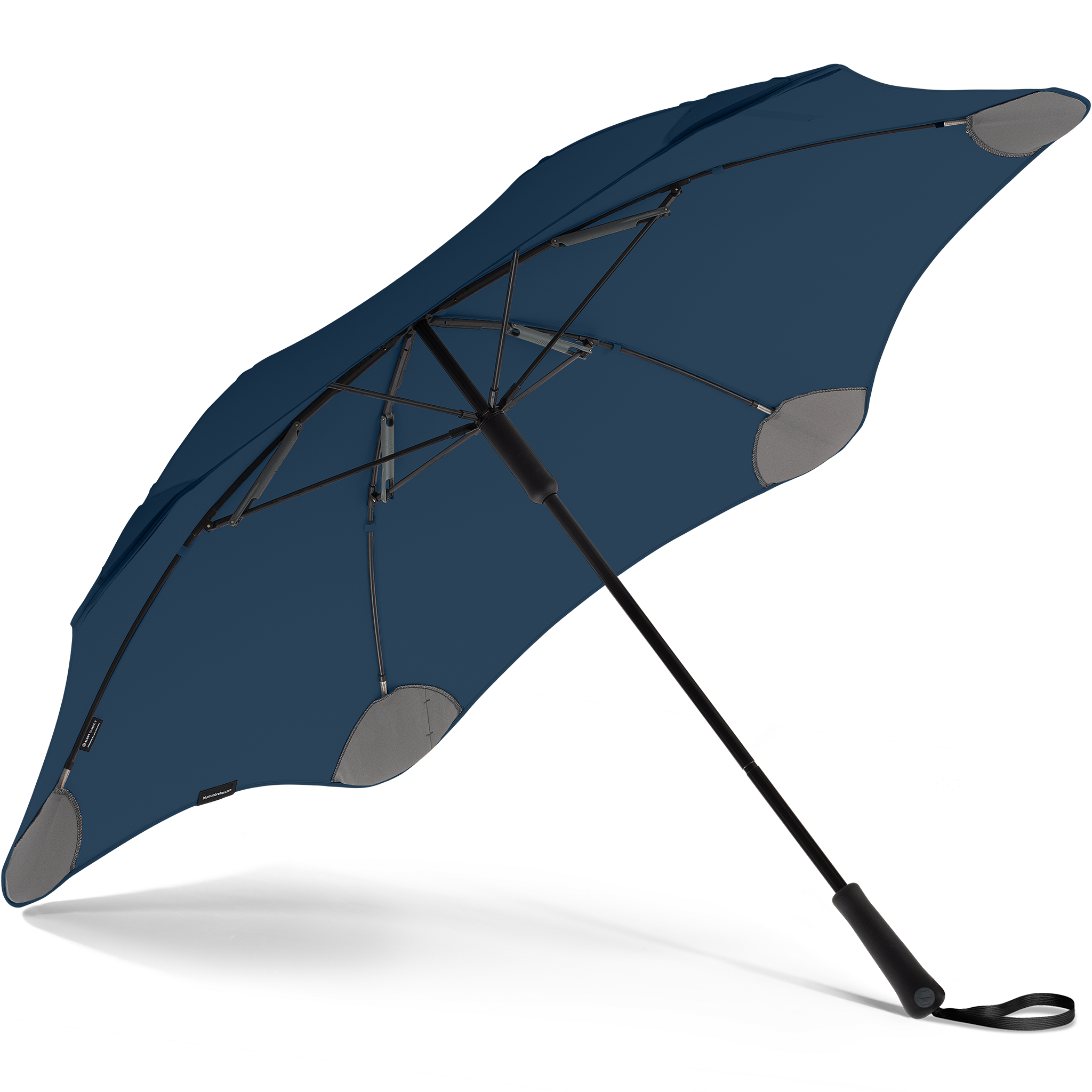 2020 Classic Navy Blunt Umbrella Under View