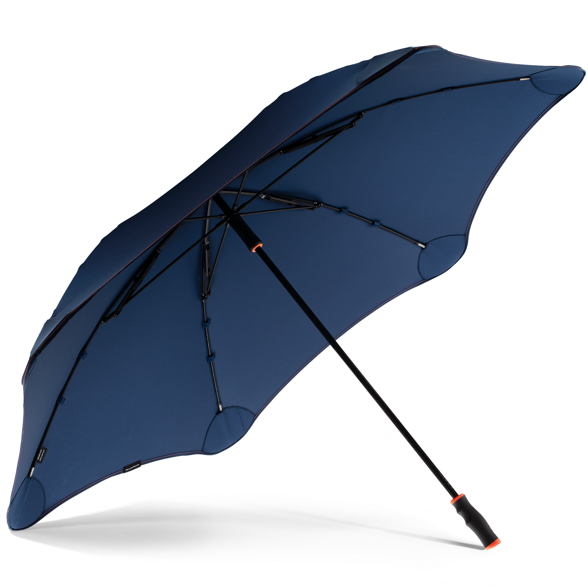 2020 Navy/Orange Sport Blunt Umbrella Under View