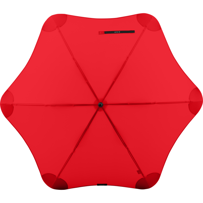 2020 Classic Red Blunt Umbrella Top View