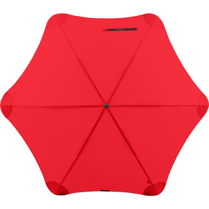 2020 Red Exec Blunt Umbrella Top View