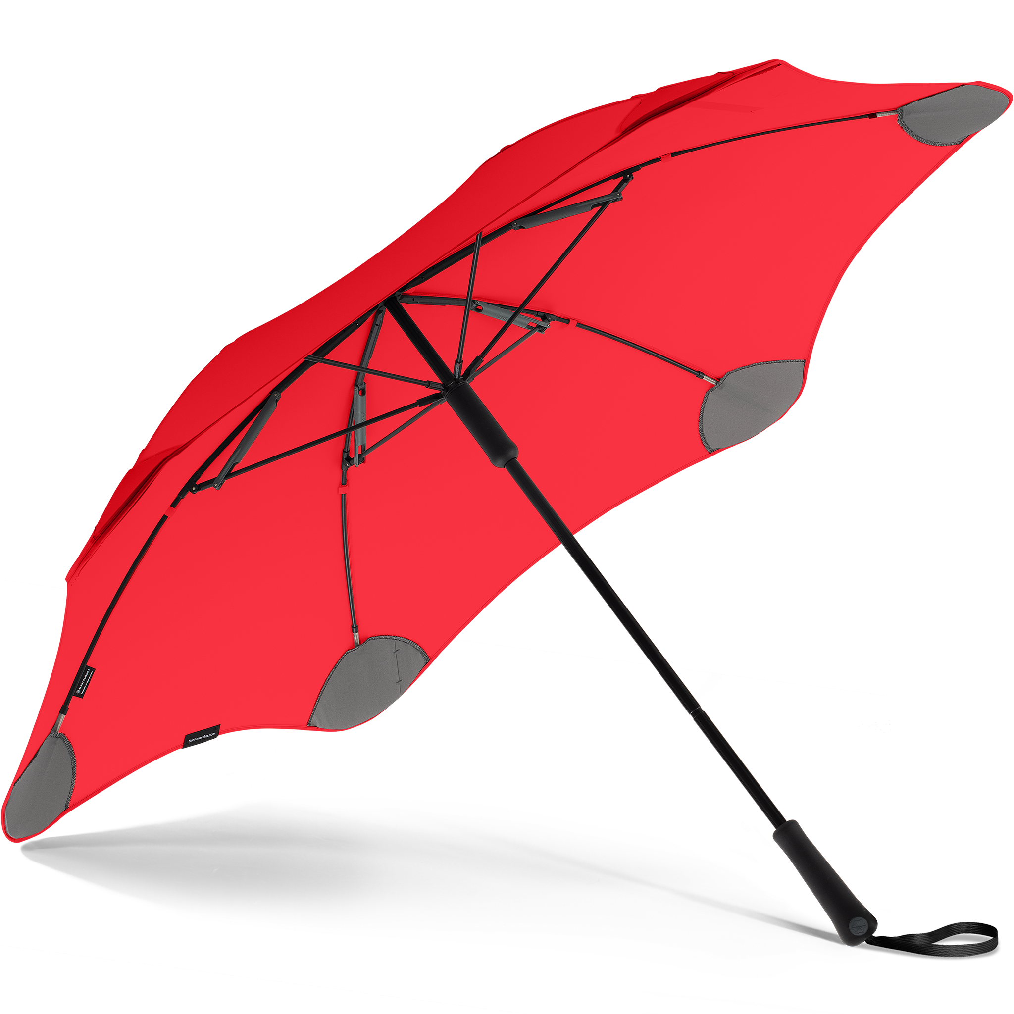 2020 Classic Red Blunt Umbrella Under View